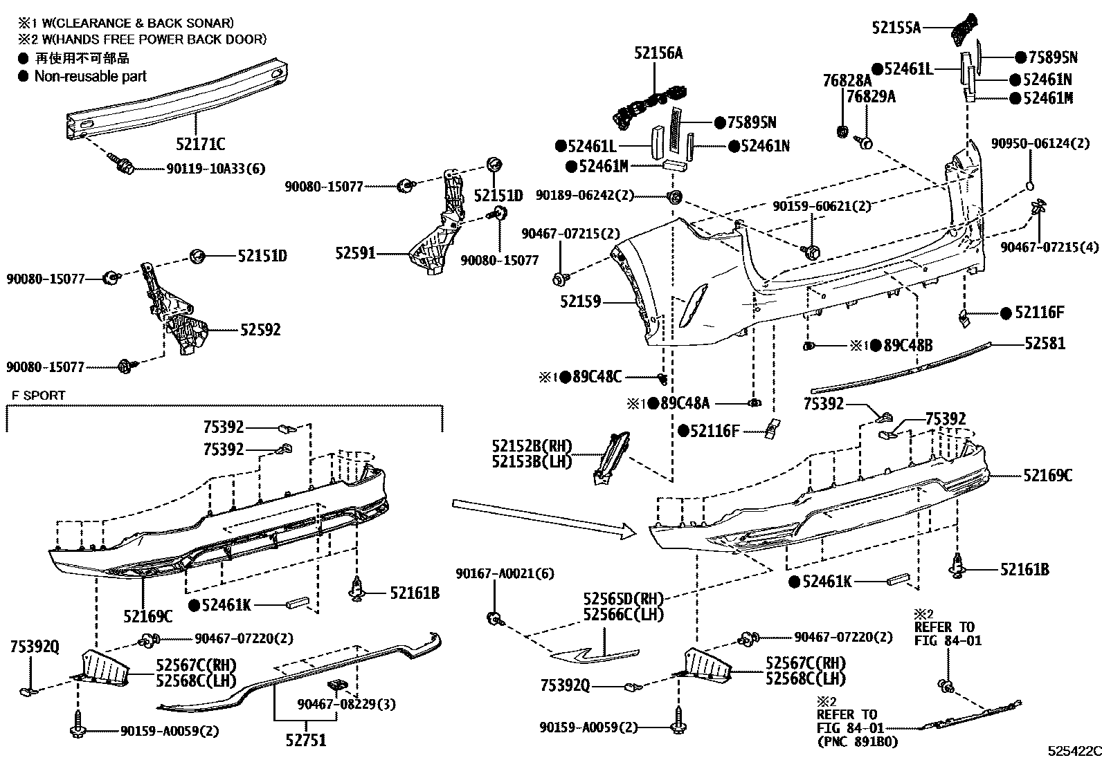 5202 — REAR BUMPER & BUMPER STAY