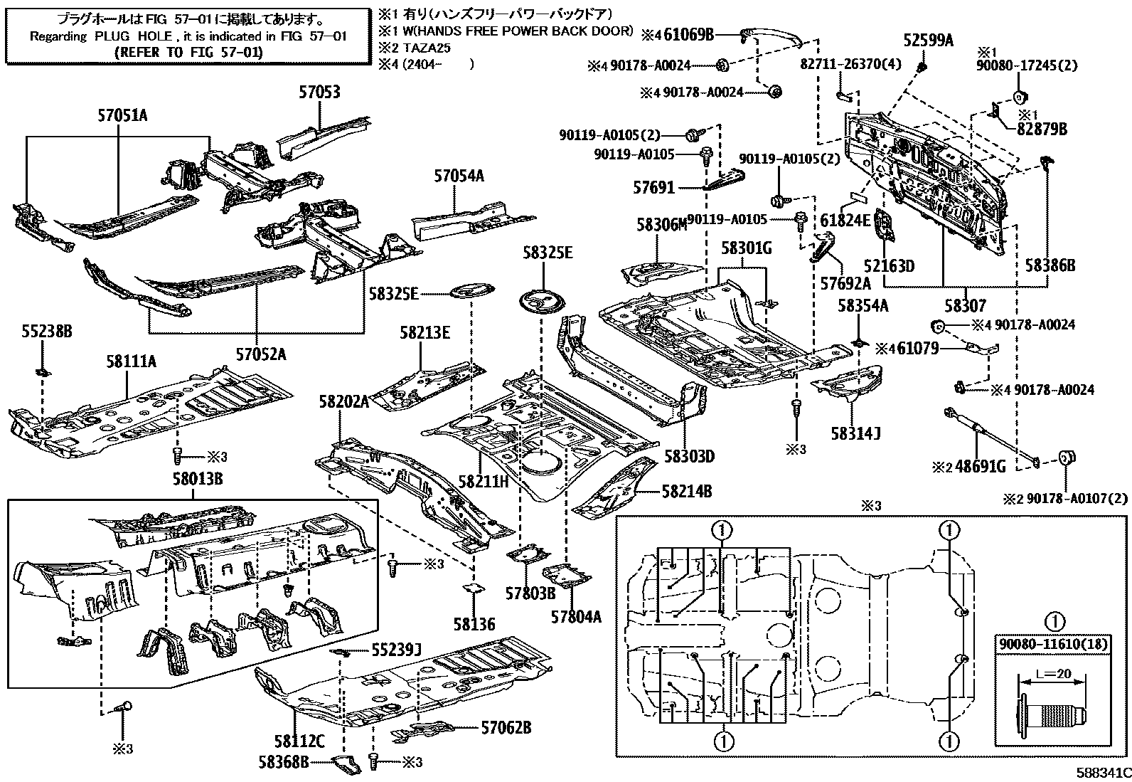 5801 — FLOOR PAN & LOWER BACK PANEL