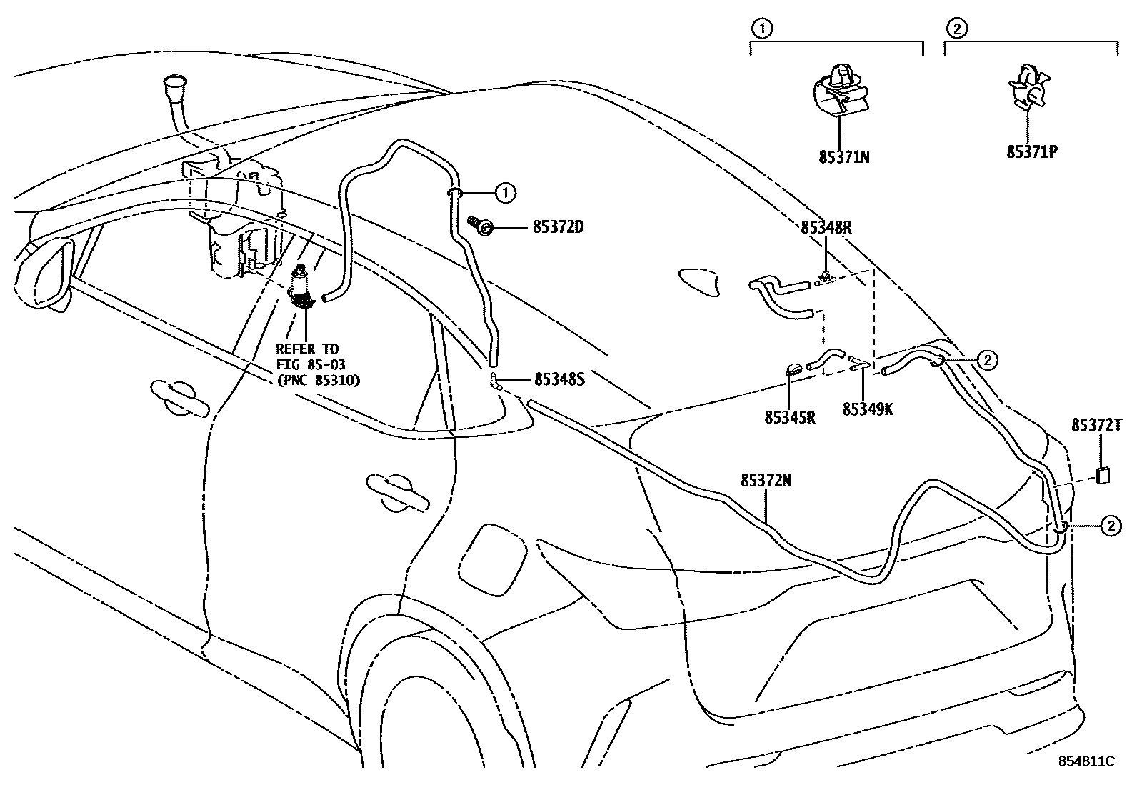 8504 — REAR WASHER