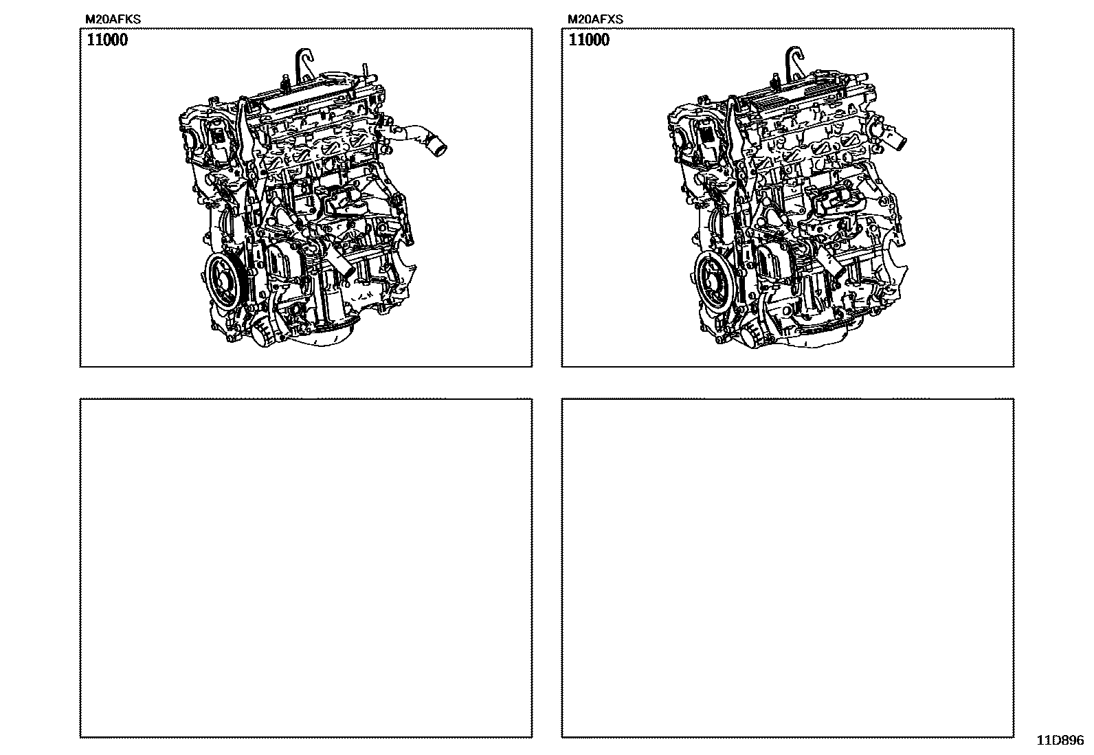 1101 — PARTIAL ENGINE ASSEMBLY