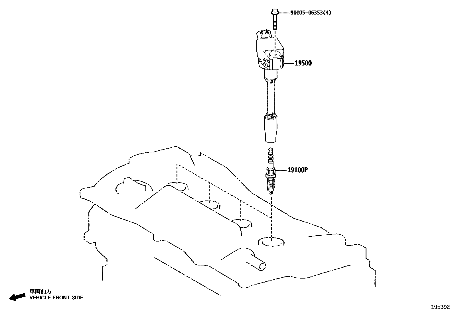 1901 — IGNITION COIL & SPARK PLUG / GLOW PLUG
