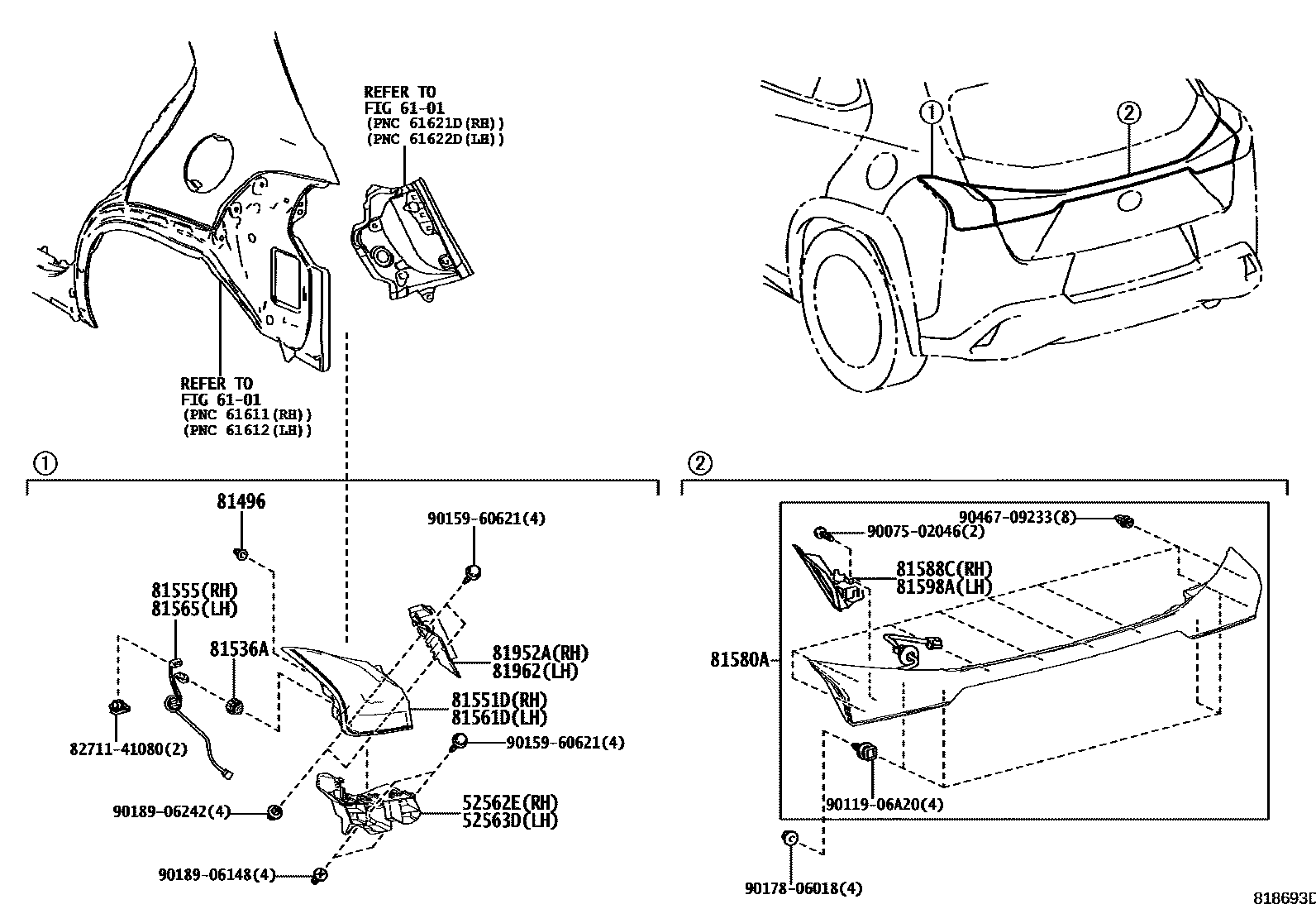 8111 — REAR COMBINATION LAMP