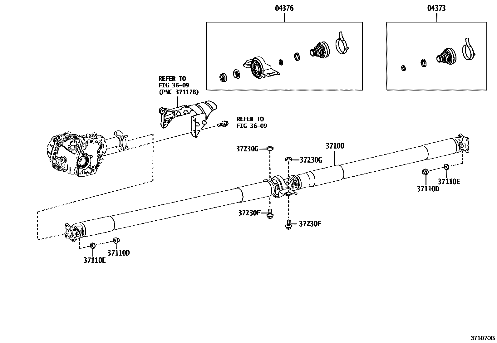 3701 — PROPELLER SHAFT & UNIVERSAL JOINT
