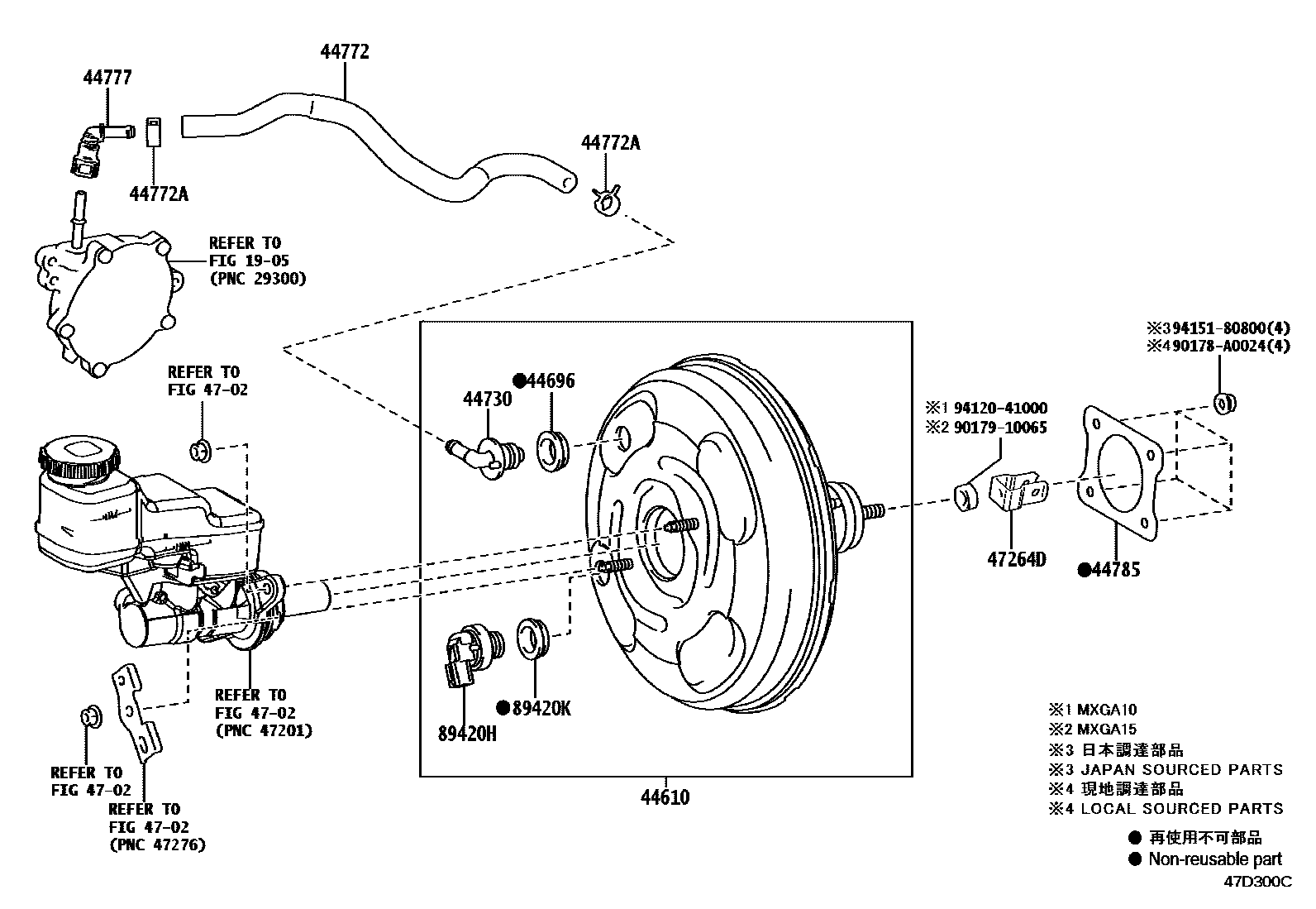 4703 — BRAKE BOOSTER & VACUUM TUBE