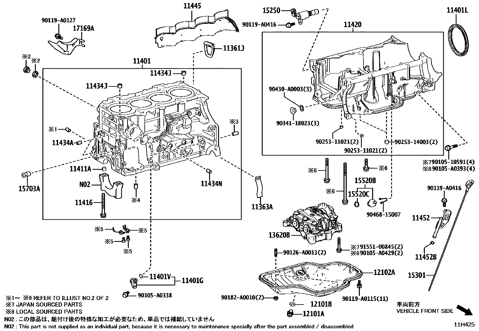 1105 — CYLINDER BLOCK
