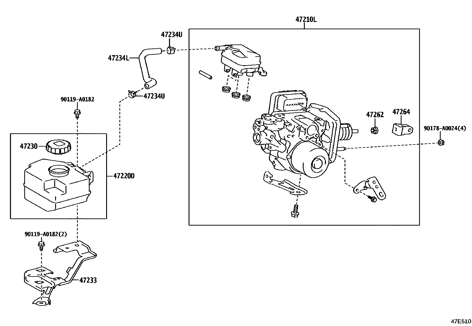 4702 — BRAKE MASTER CYLINDER