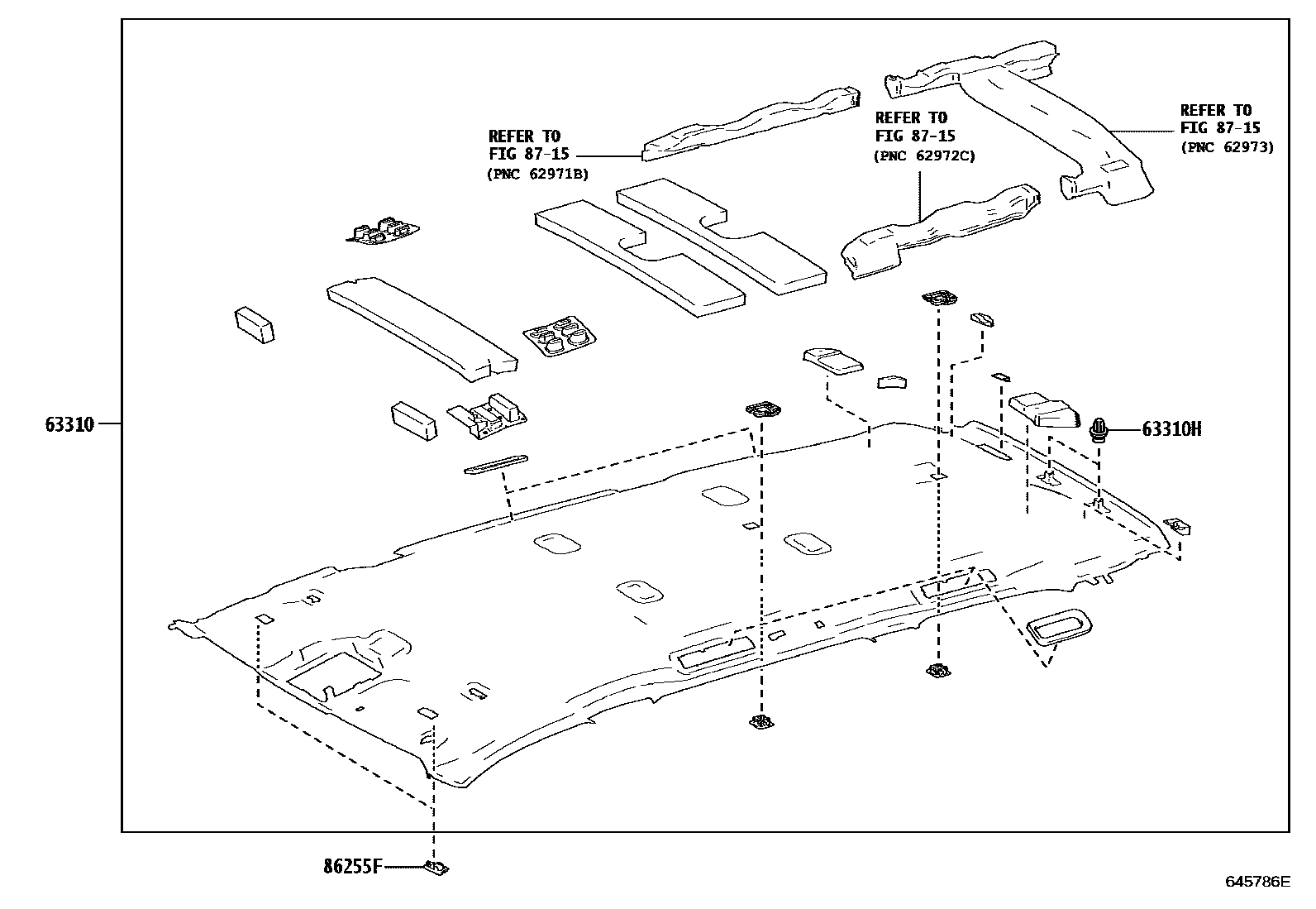 6402 — ROOF HEADLINING & SILENCER PAD