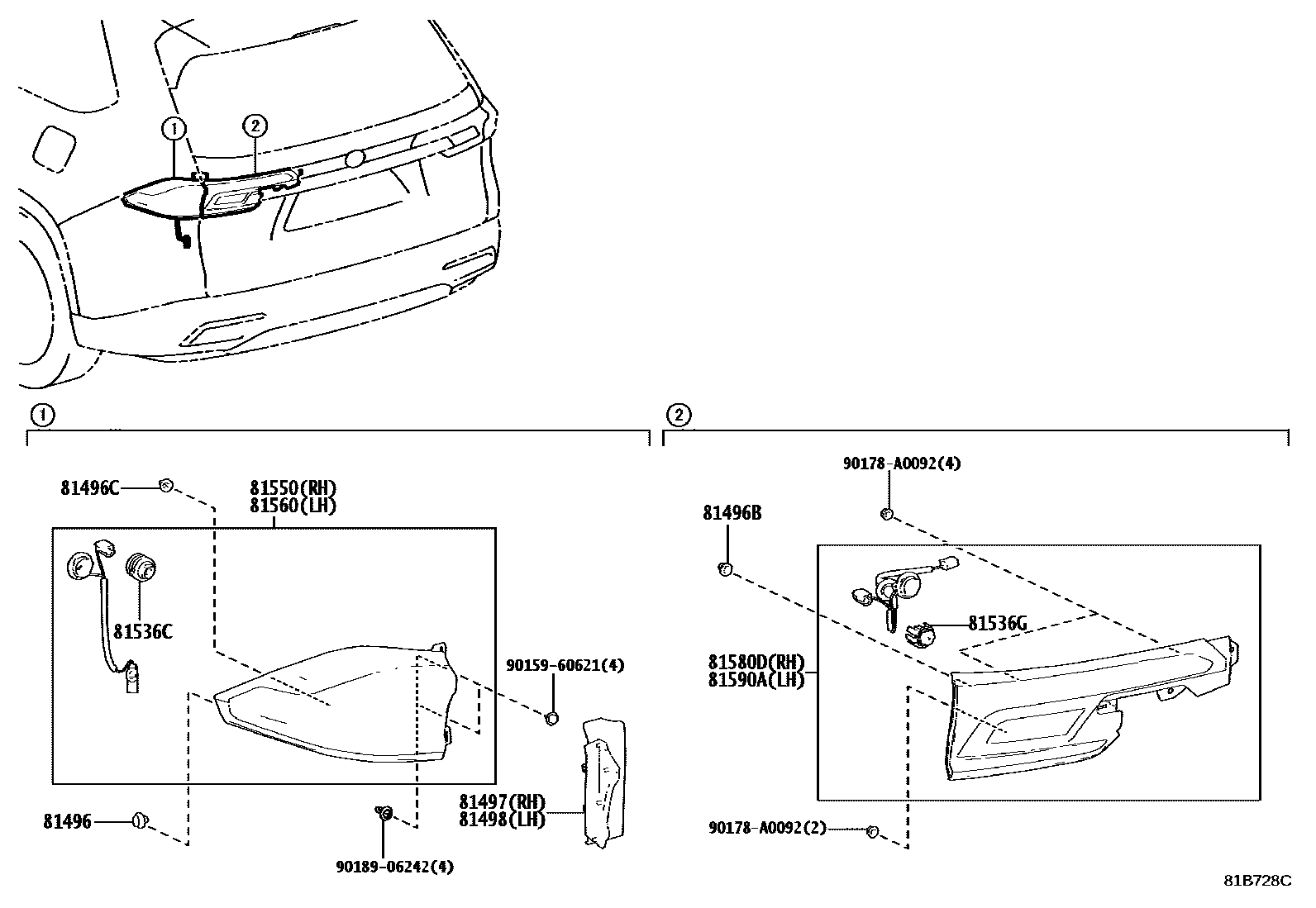 8111 — REAR COMBINATION LAMP