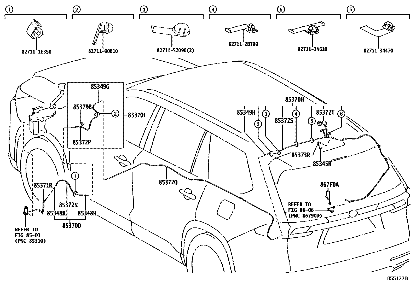 8504 — REAR WASHER