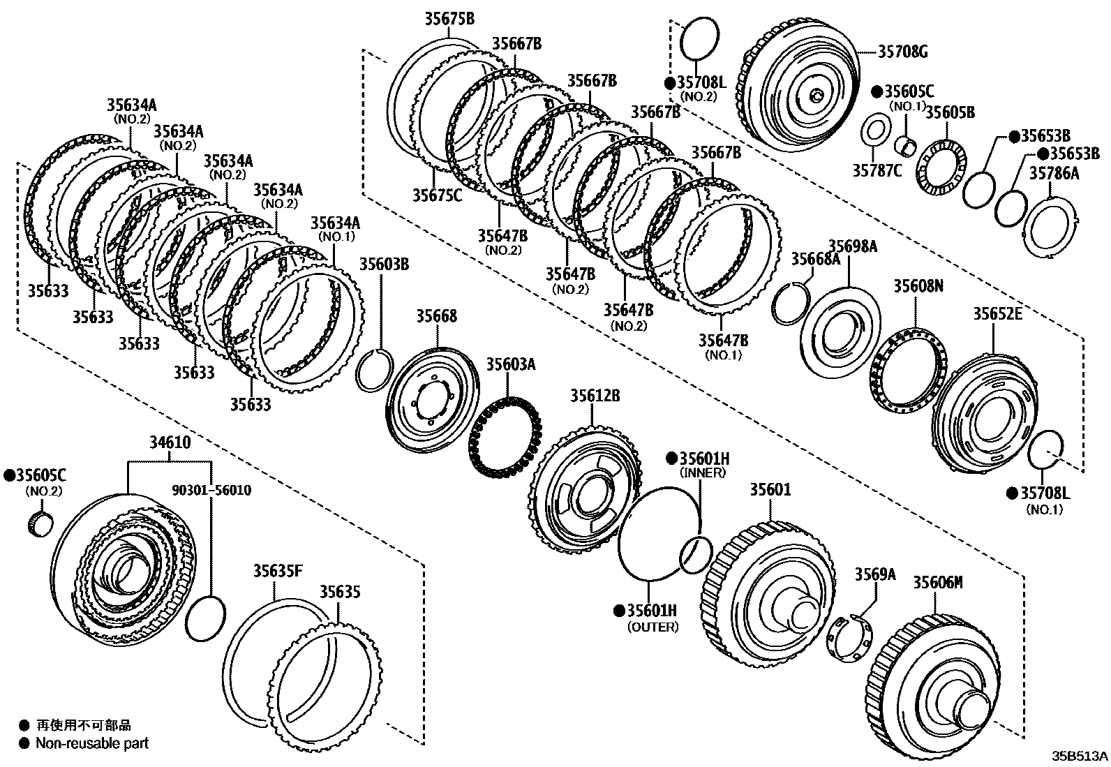 3507 — BRAKE BAND & MULTIPLE DISC CLUTCH (ATM)