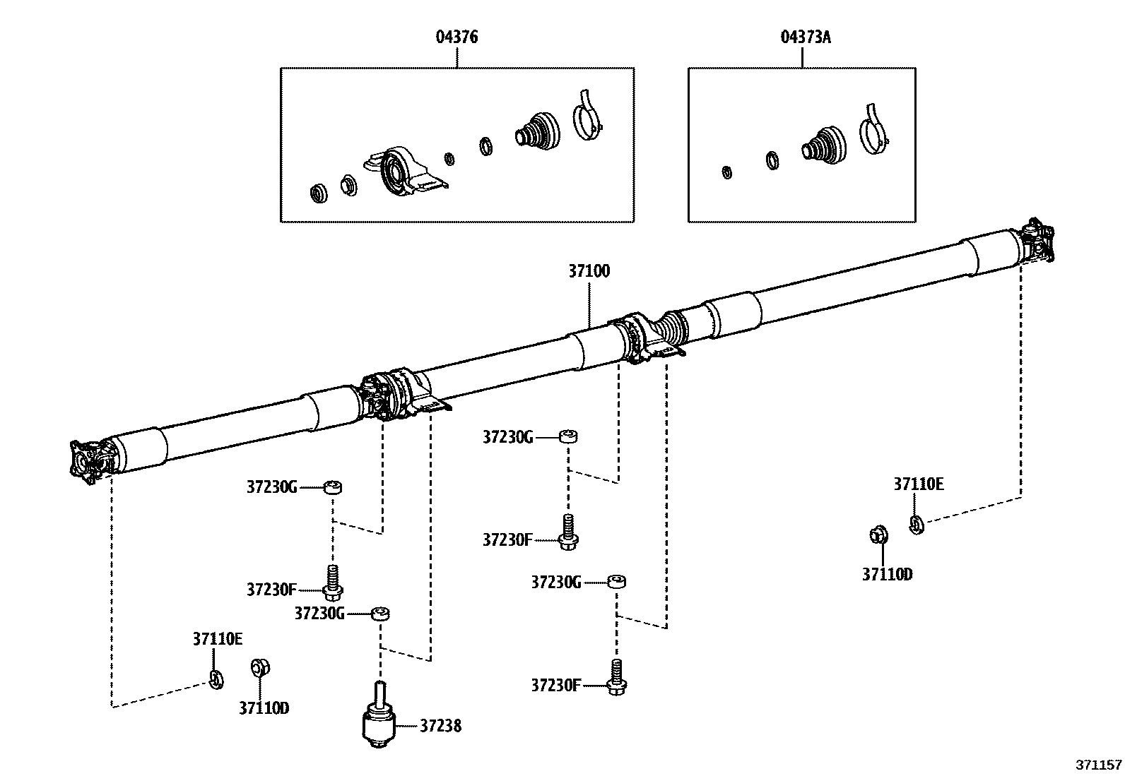 3701 — PROPELLER SHAFT & UNIVERSAL JOINT