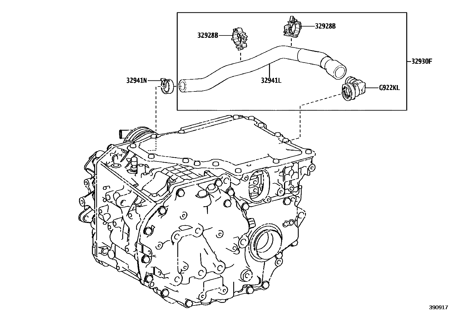 3914 — OIL COOLER & TUBE (HEV OR BEV OR FCEV)