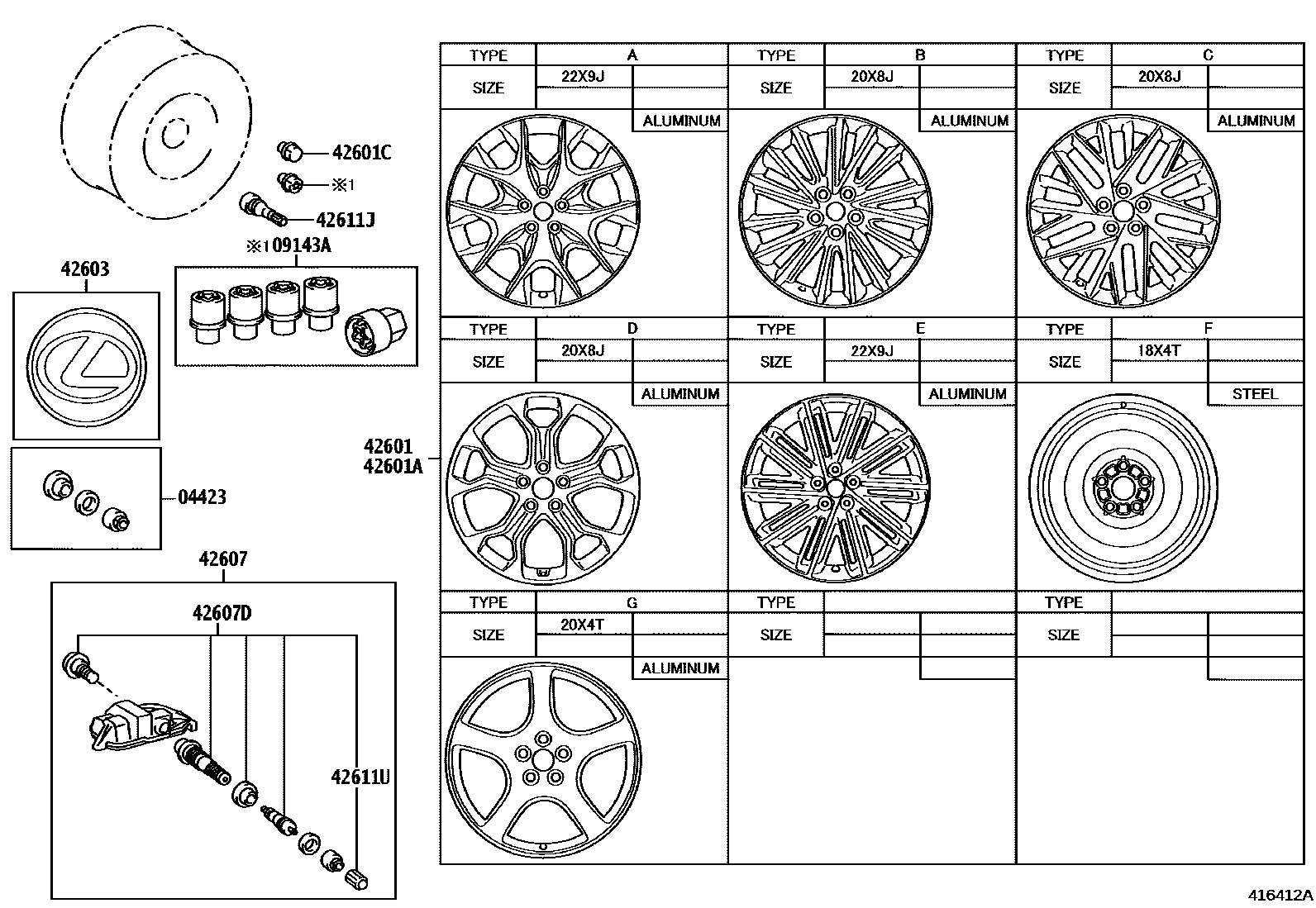 4103 — DISC WHEEL & WHEEL CAP