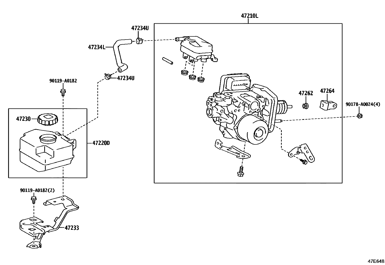 4702 — BRAKE MASTER CYLINDER