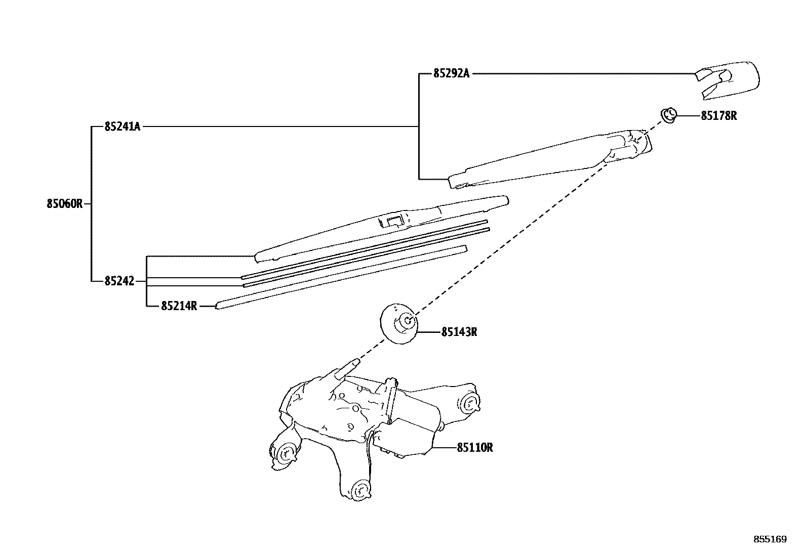 8502 — REAR WIPER
