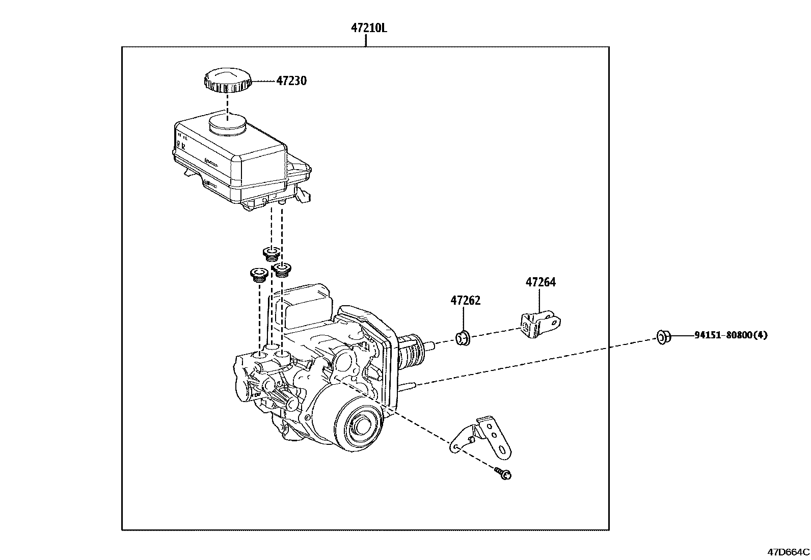 4702 — BRAKE MASTER CYLINDER