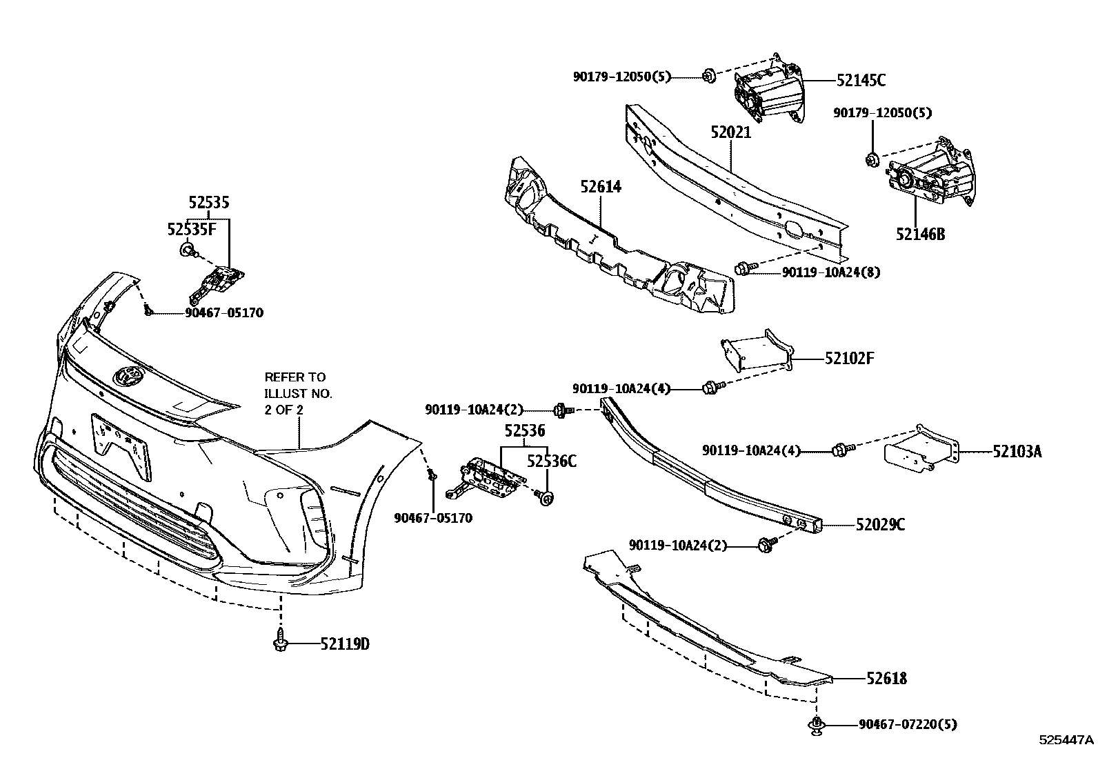 5201 — FRONT BUMPER & BUMPER STAY