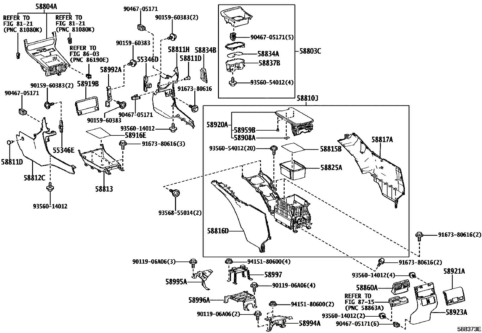 5806 — CONSOLE BOX & BRACKET