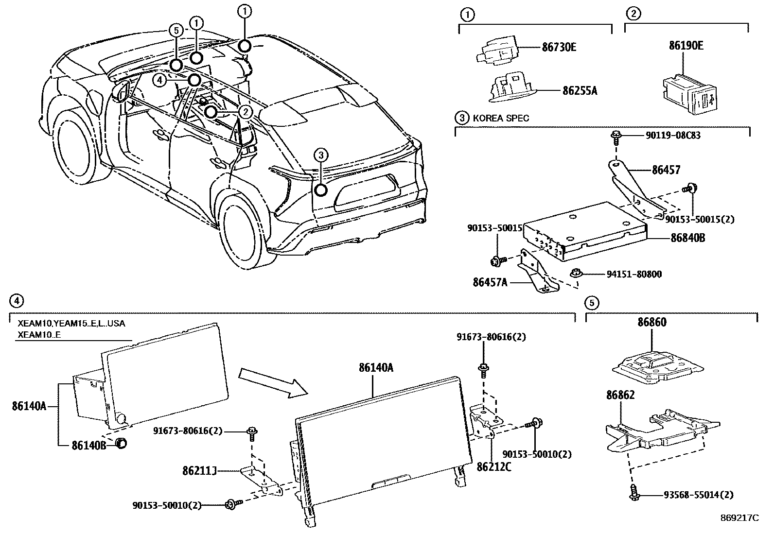 8603 — NAVIGATION & FRONT MONITOR DISPLAY