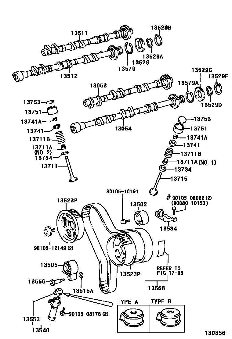 1302 — CAMSHAFT & VALVE