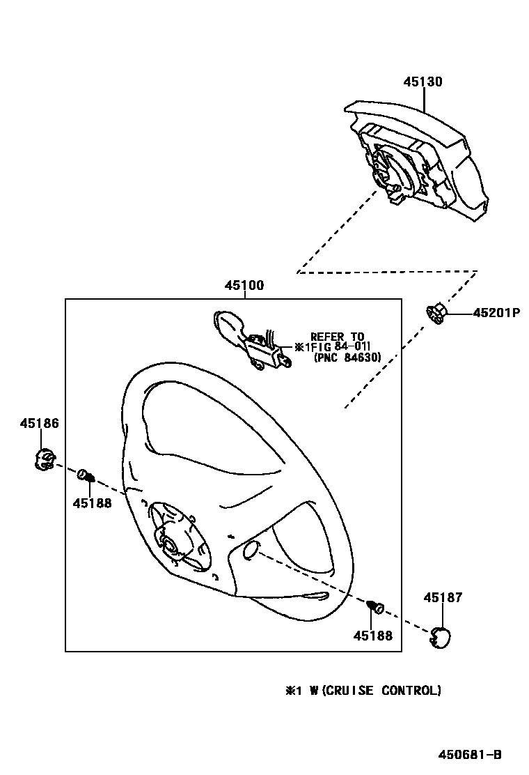 4504 — STEERING WHEEL