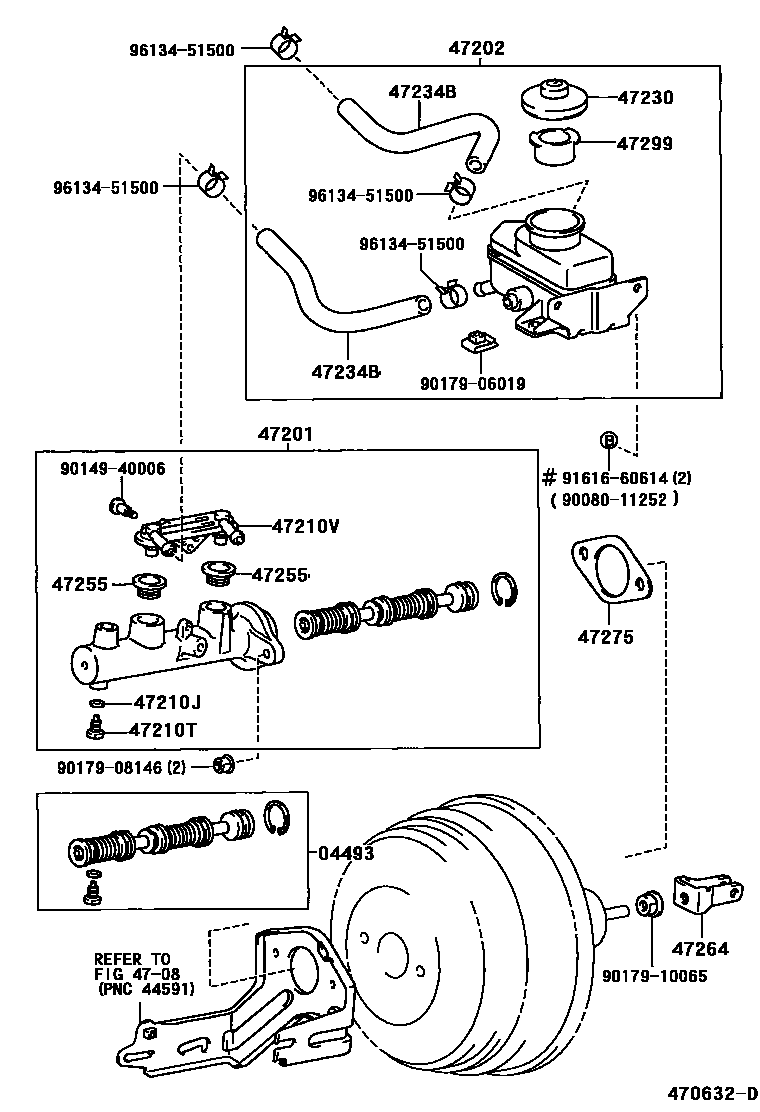 4702 — BRAKE MASTER CYLINDER