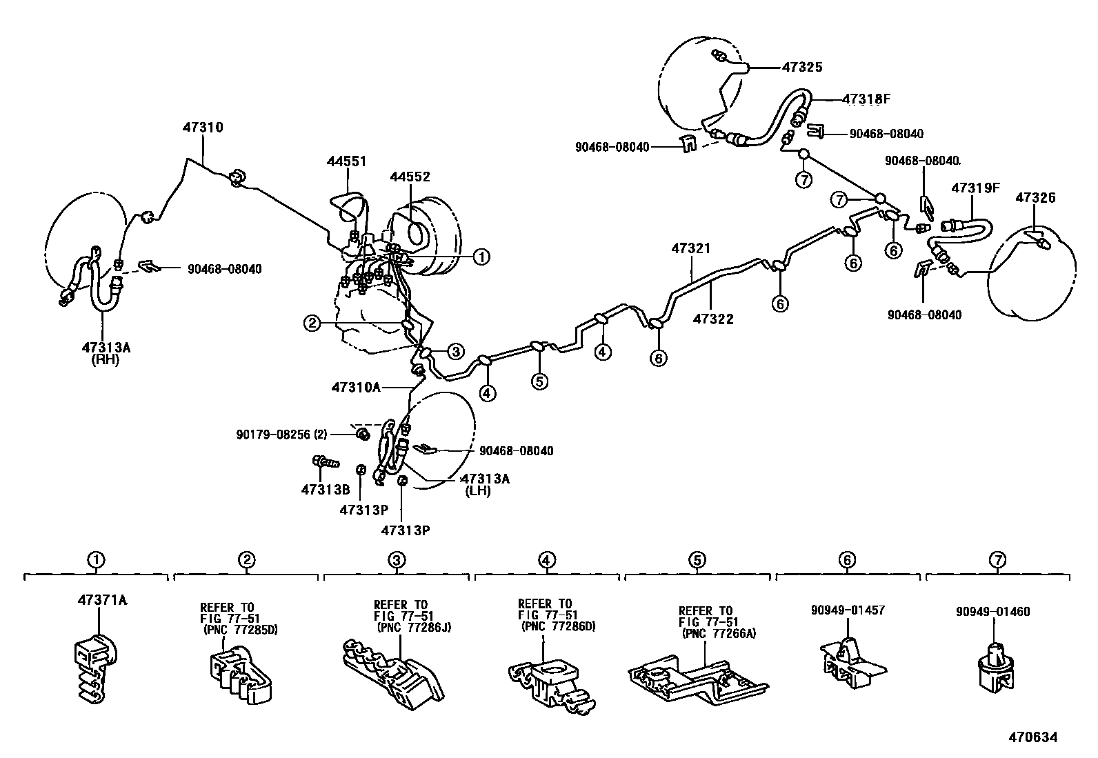 4708 — BRAKE TUBE & CLAMP