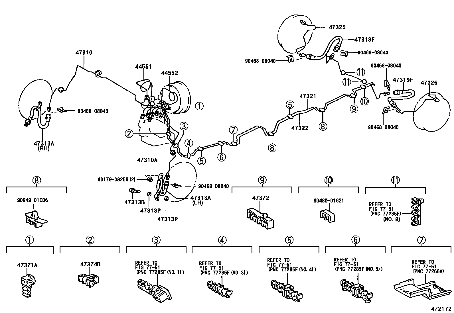 4708 — BRAKE TUBE & CLAMP