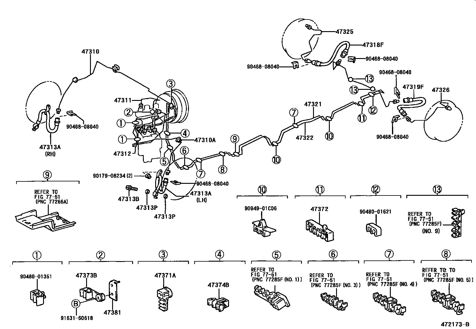 4708 — BRAKE TUBE & CLAMP