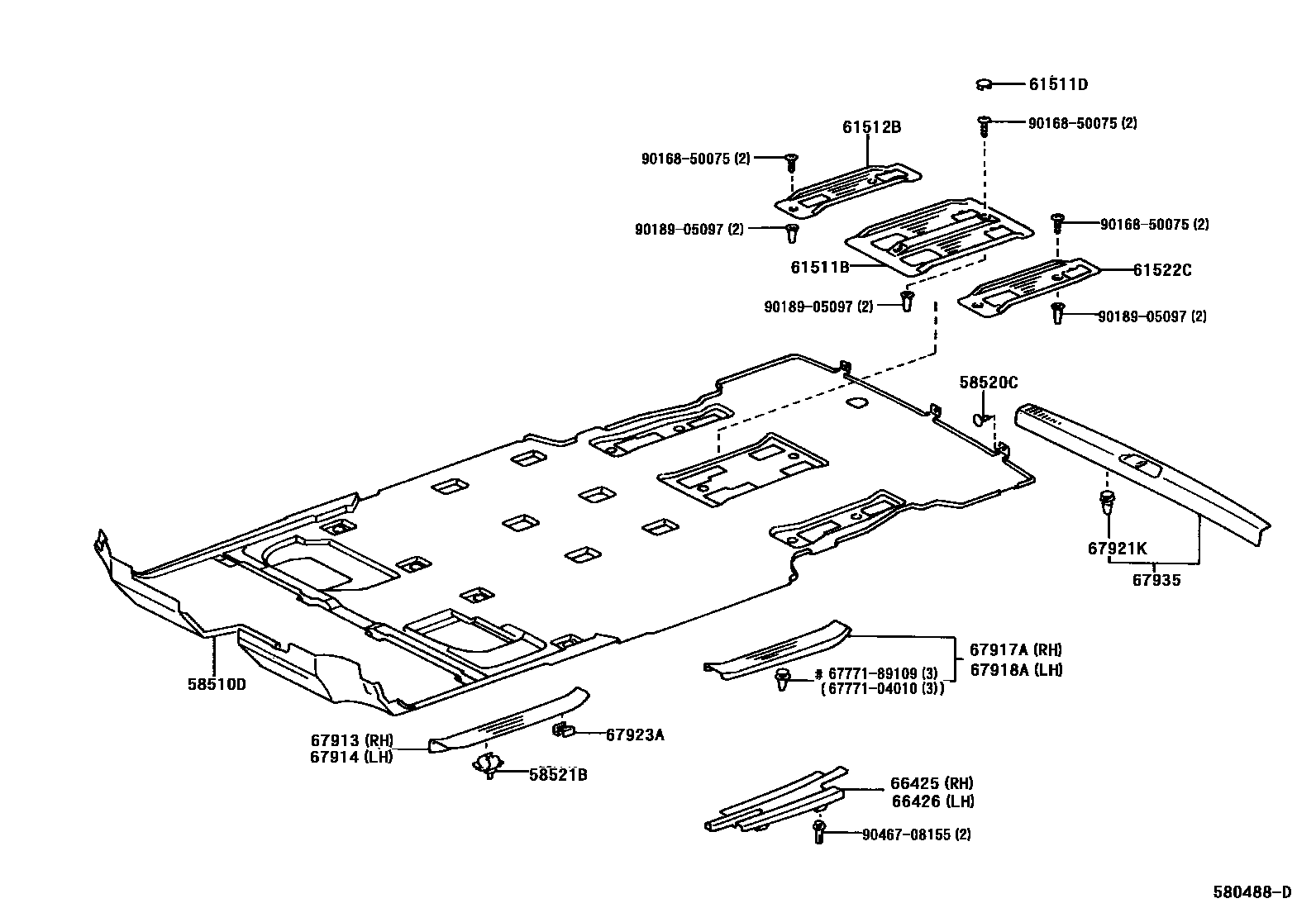 5854 — FLOOR MAT & SILENCER PAD