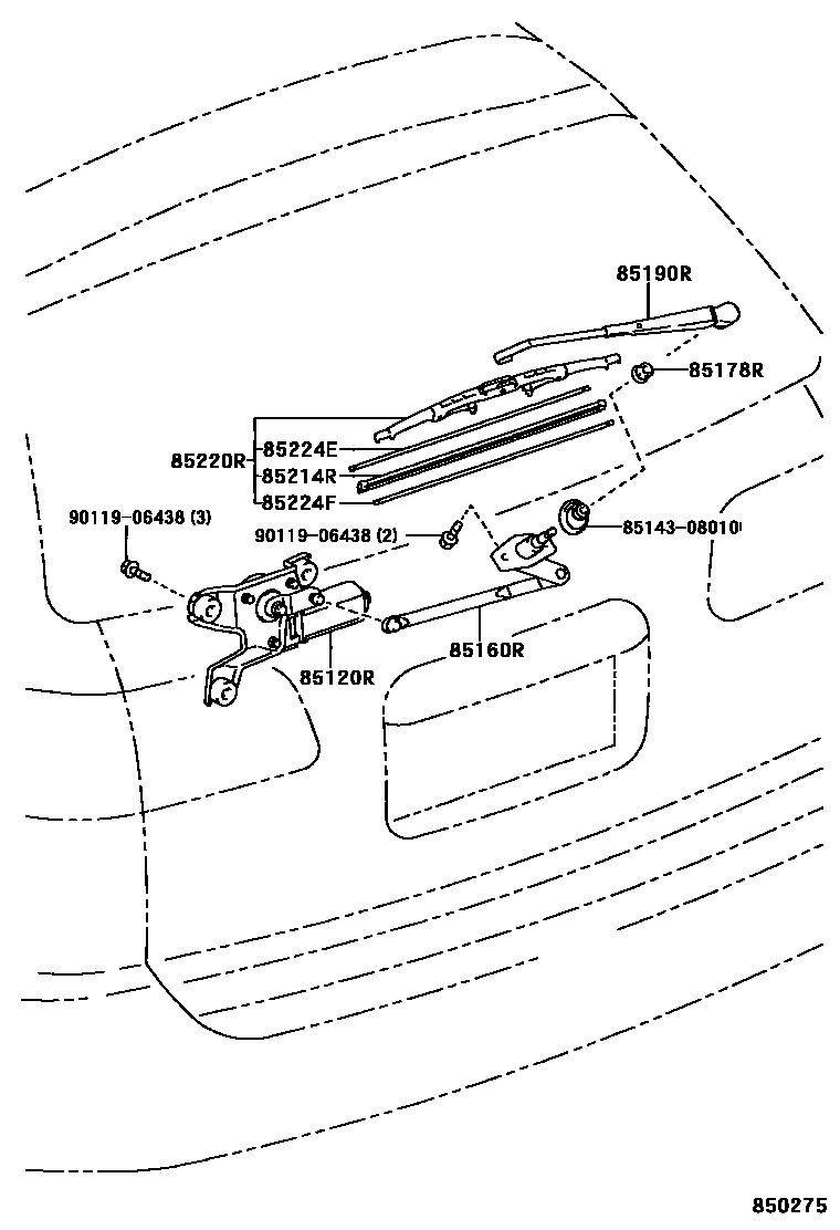 8502 — REAR WIPER