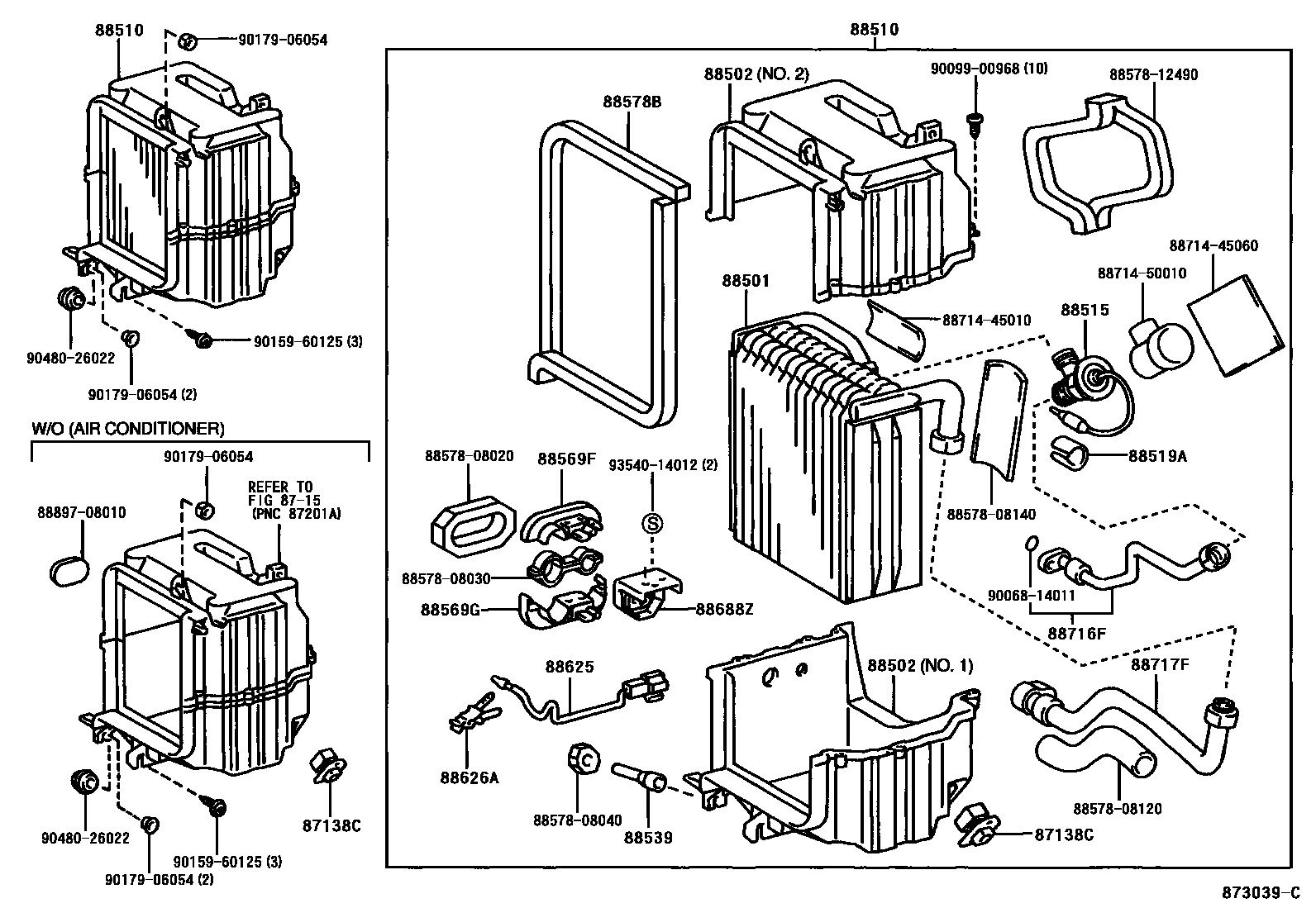 8714 — HEATING & AIR CONDITIONING - COOLER UNIT