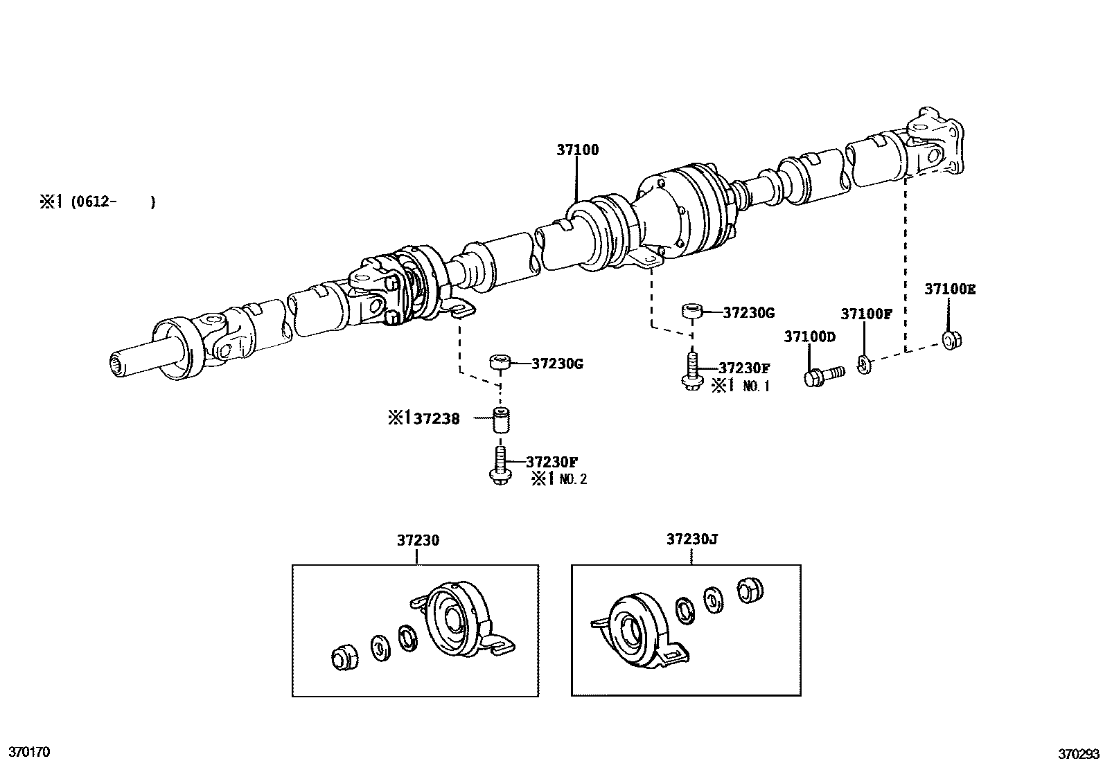 3701 — PROPELLER SHAFT & UNIVERSAL JOINT