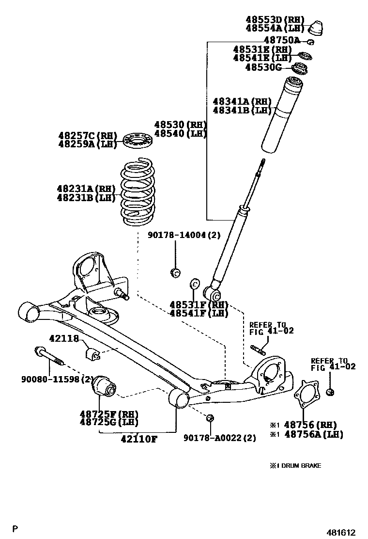 4804 — REAR SPRING & SHOCK ABSORBER