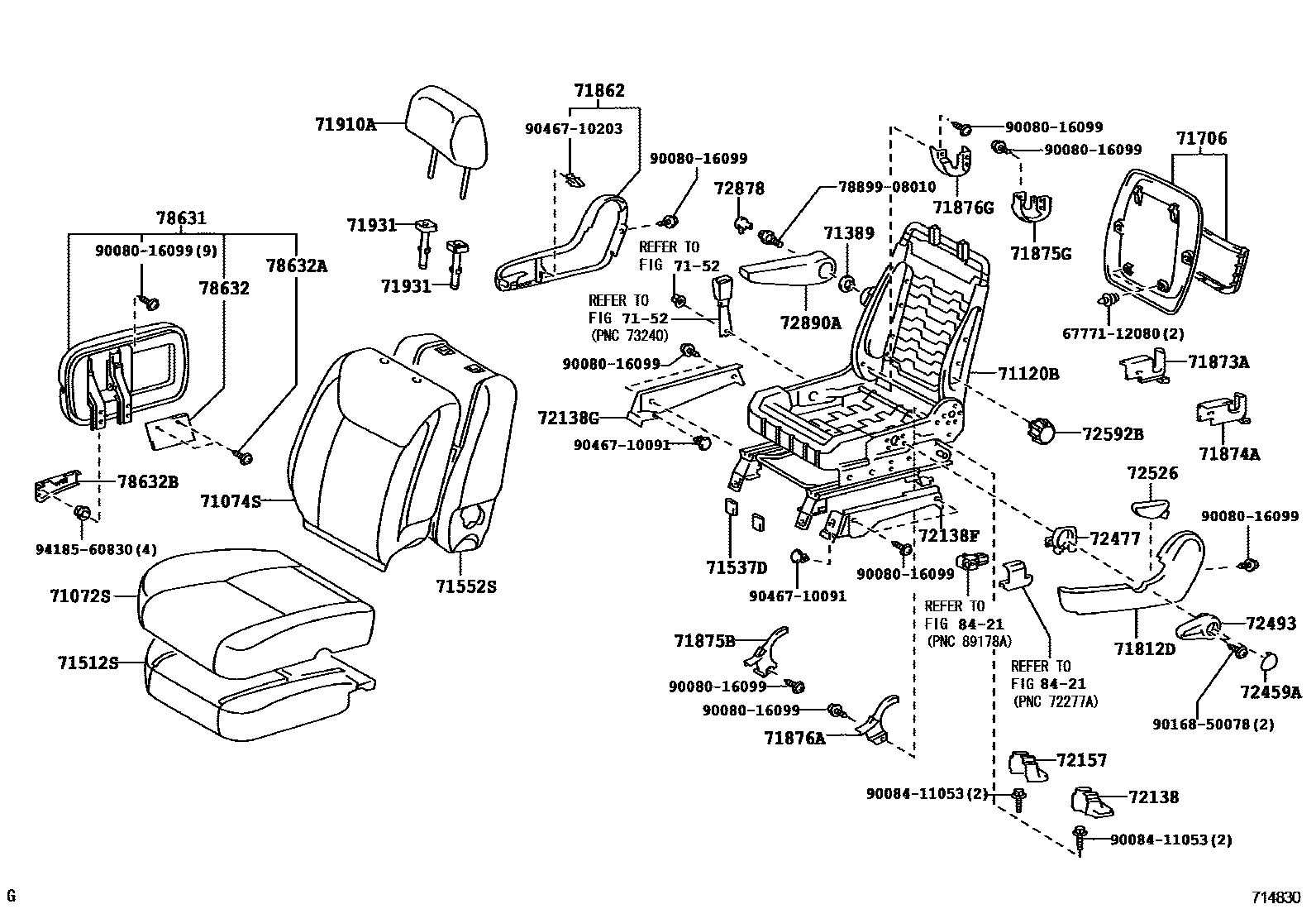 7151 — SEAT & SEAT TRACK
