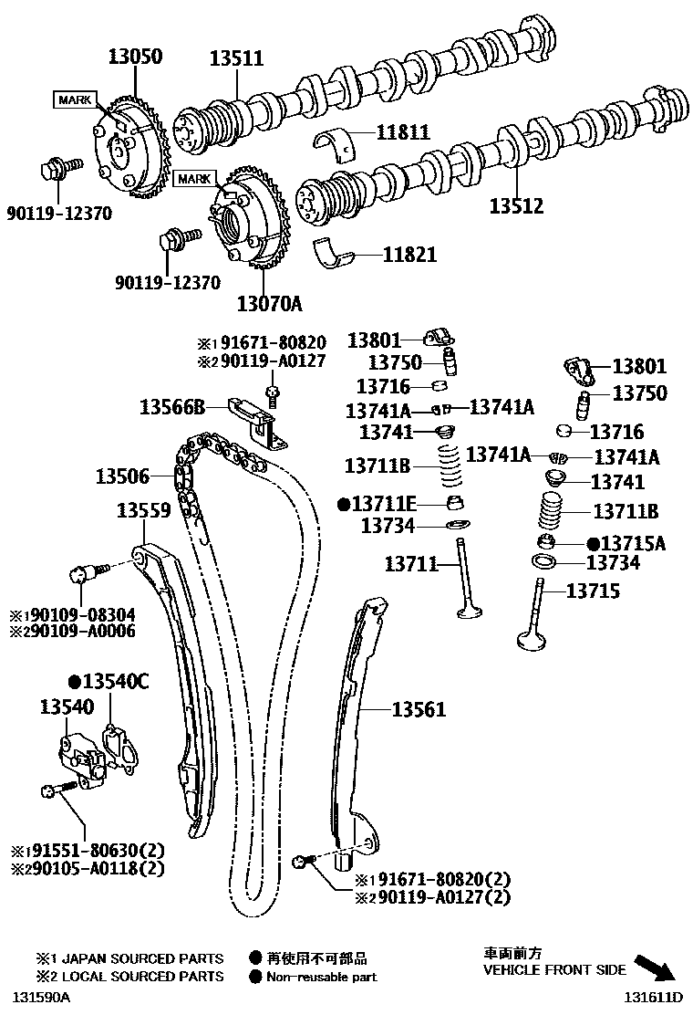 1302 — CAMSHAFT & VALVE