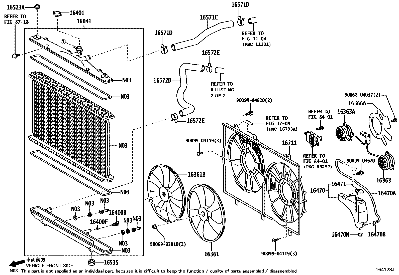 1603 — RADIATOR & WATER OUTLET
