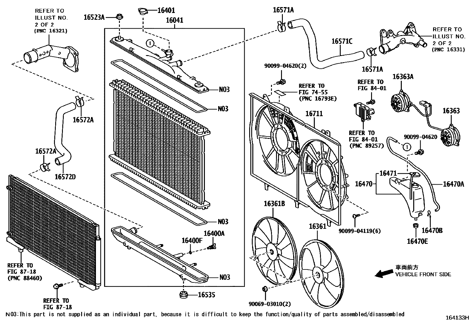 1603 — RADIATOR & WATER OUTLET