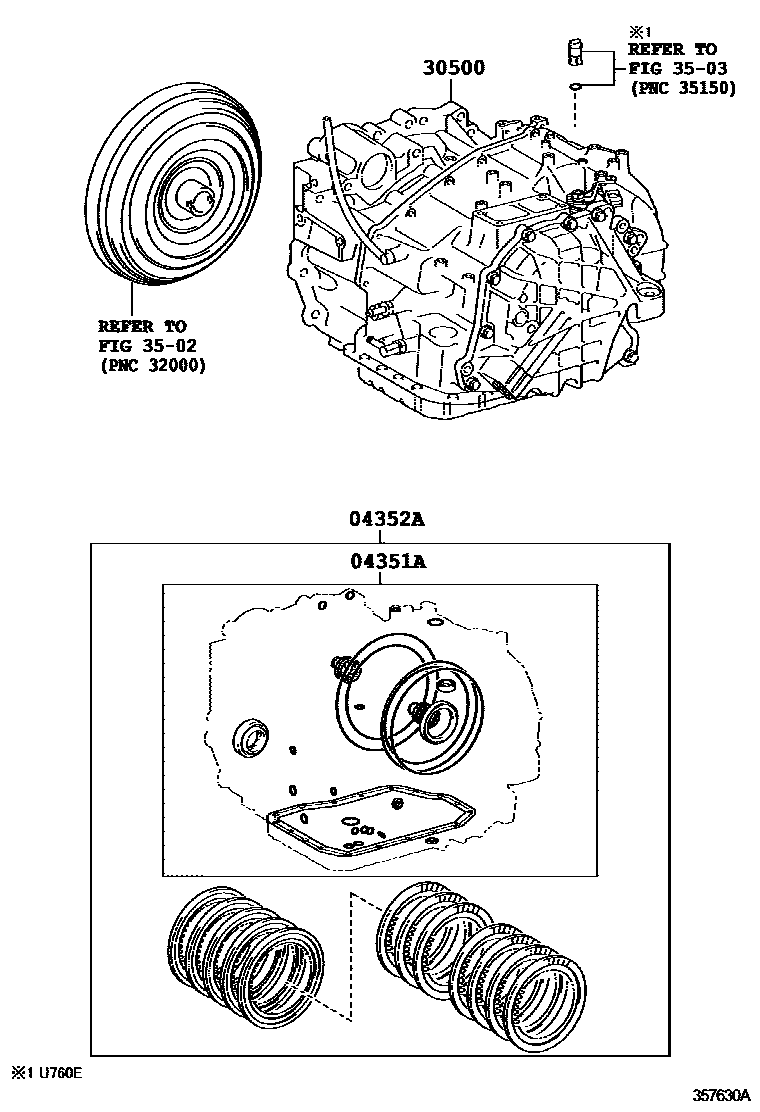 3501 — TRANSAXLE OR TRANSMISSION ASSY & GASKET KIT (ATM)