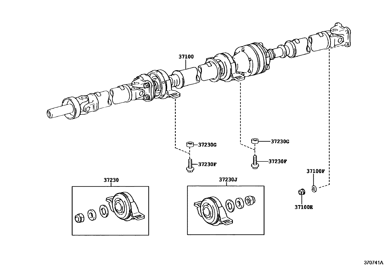 3701 — PROPELLER SHAFT & UNIVERSAL JOINT