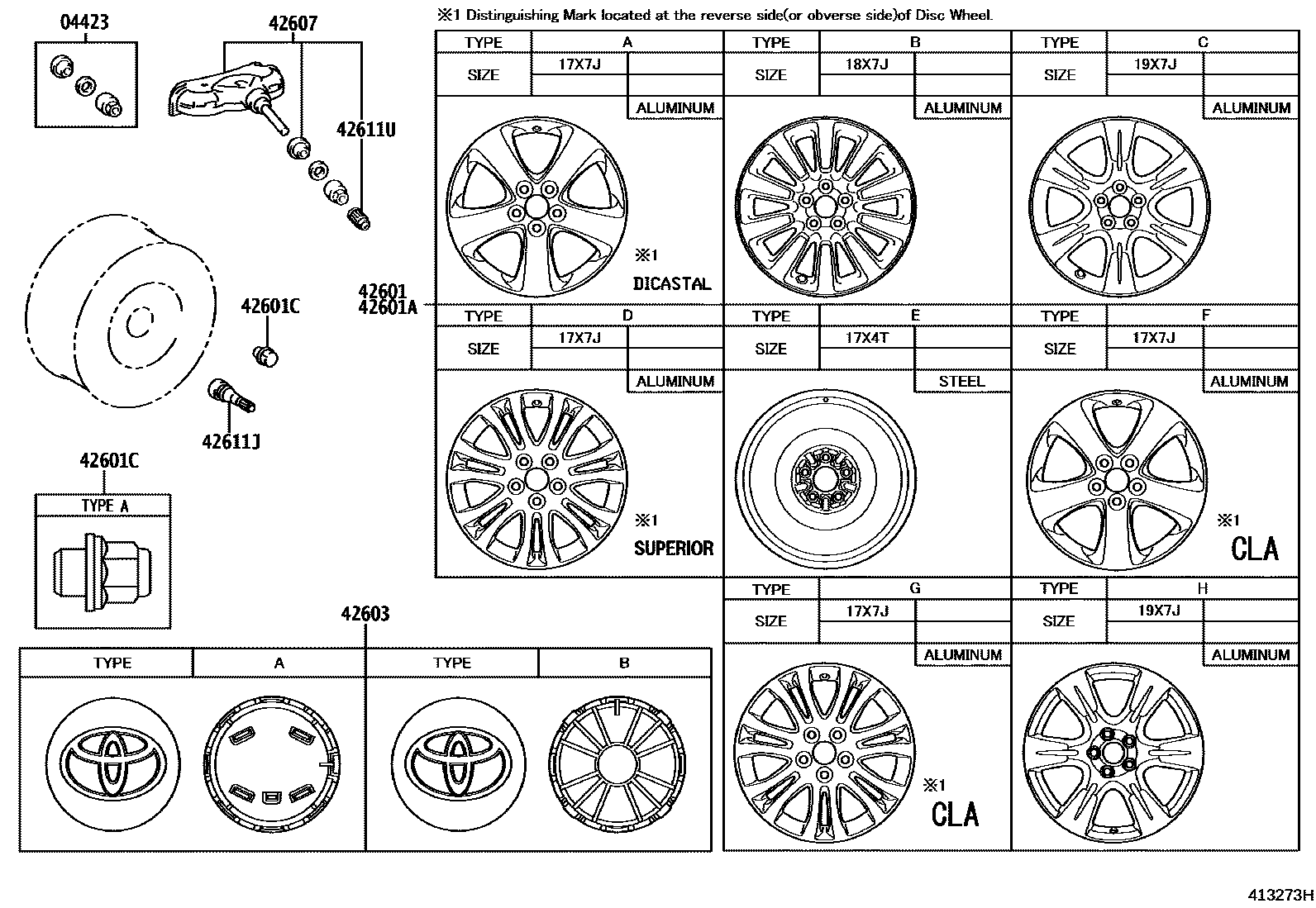 4103 — DISC WHEEL & WHEEL CAP