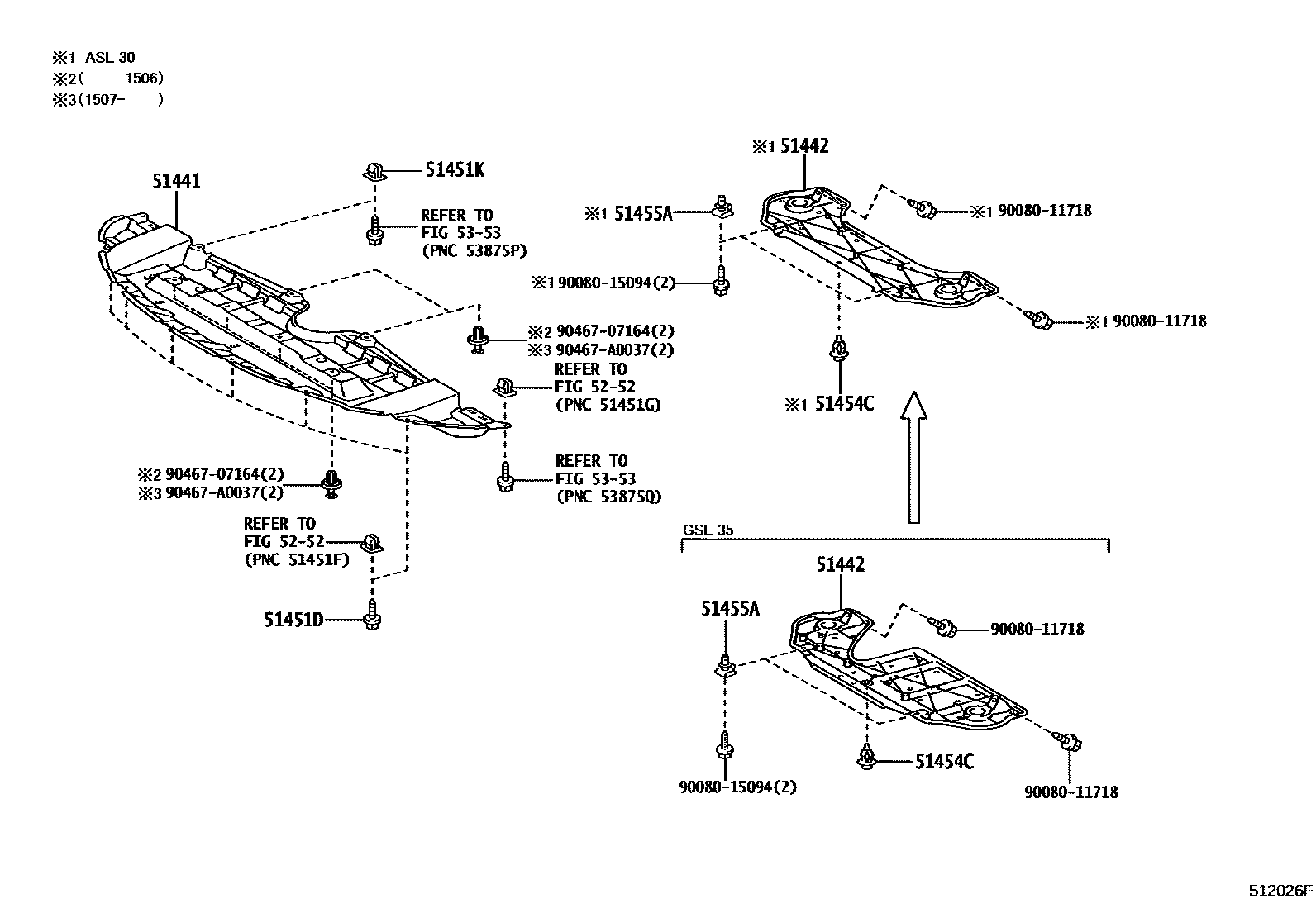 5152 — SUSPENSION CROSSMEMBER & UNDER COVER