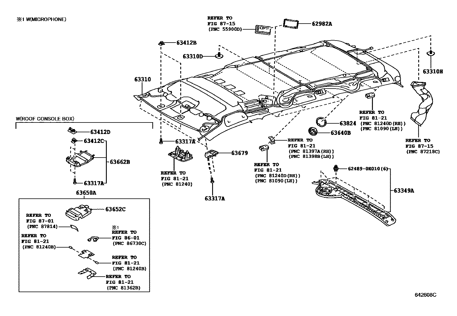 6452 — ROOF HEADLINING & SILENCER PAD