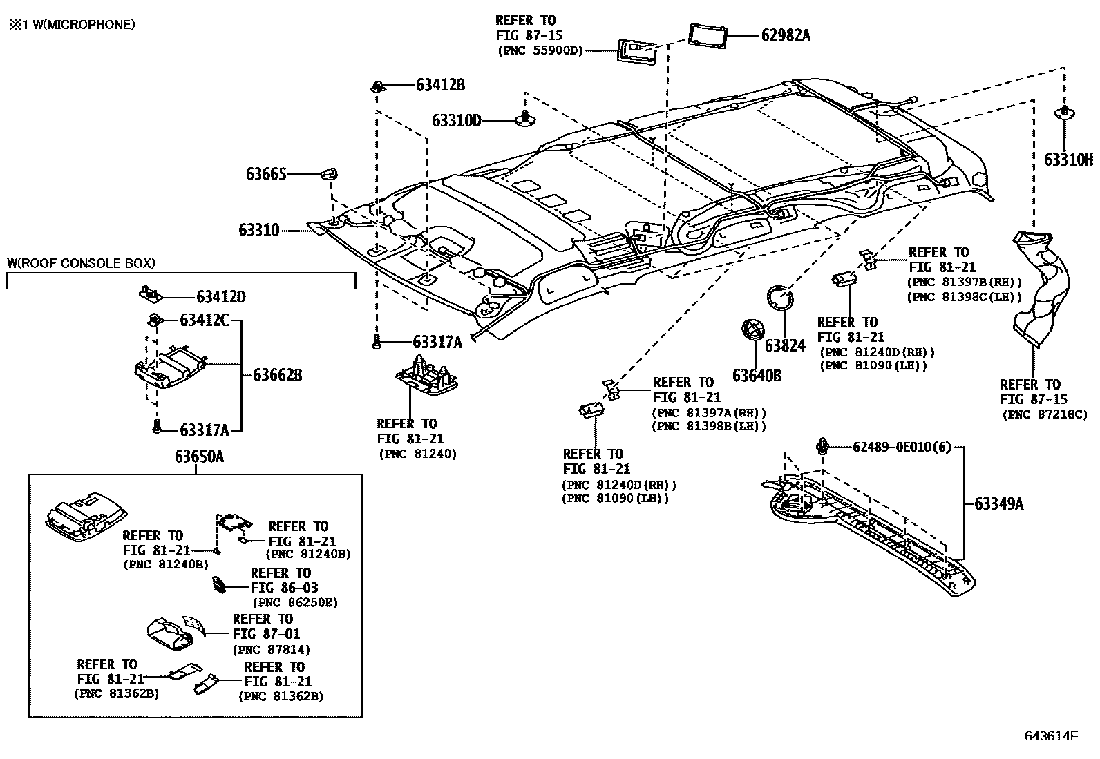 6452 — ROOF HEADLINING & SILENCER PAD