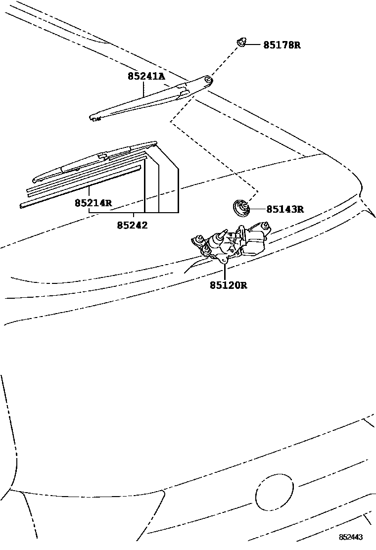8502 — REAR WIPER