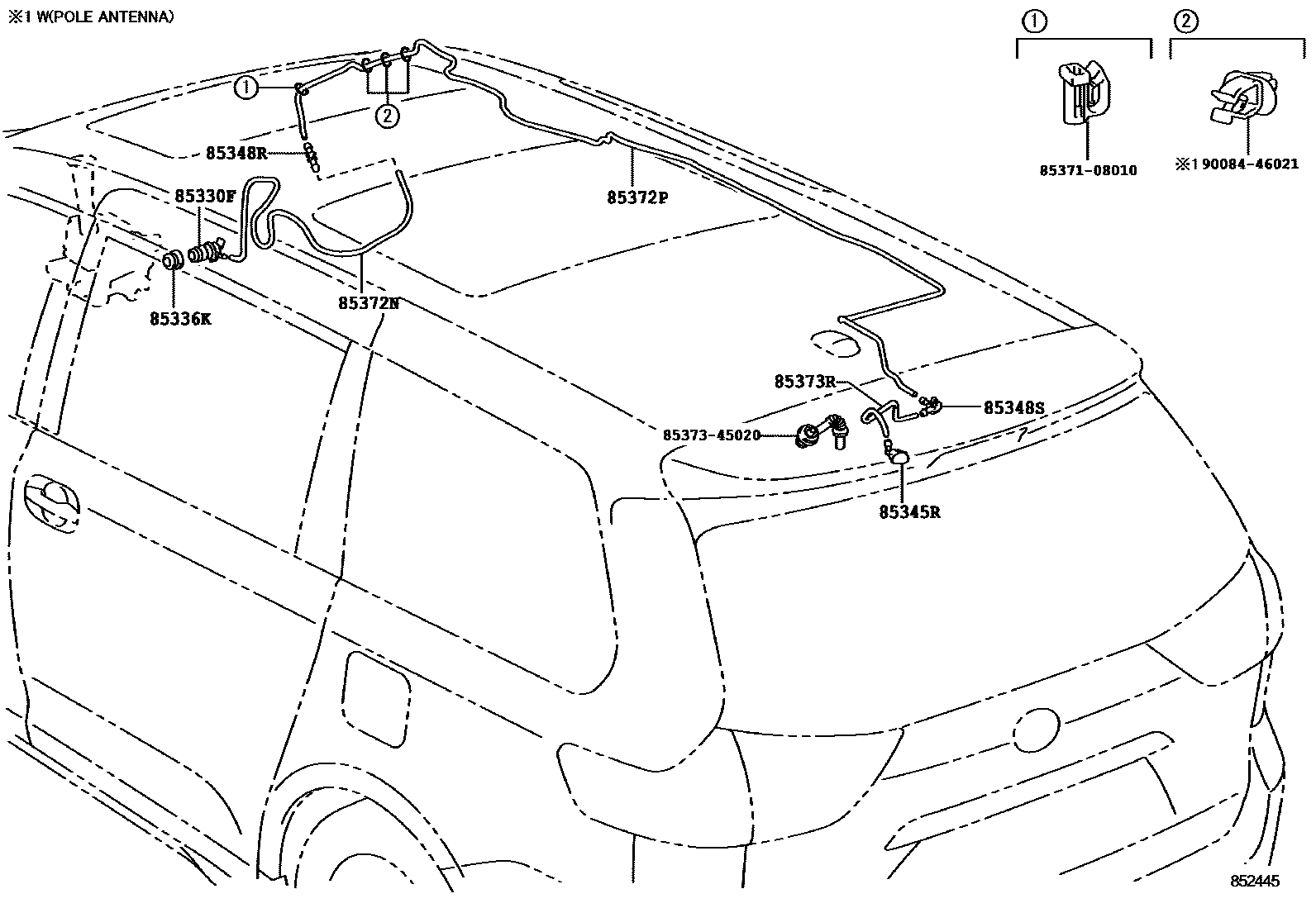 8504 — REAR WASHER