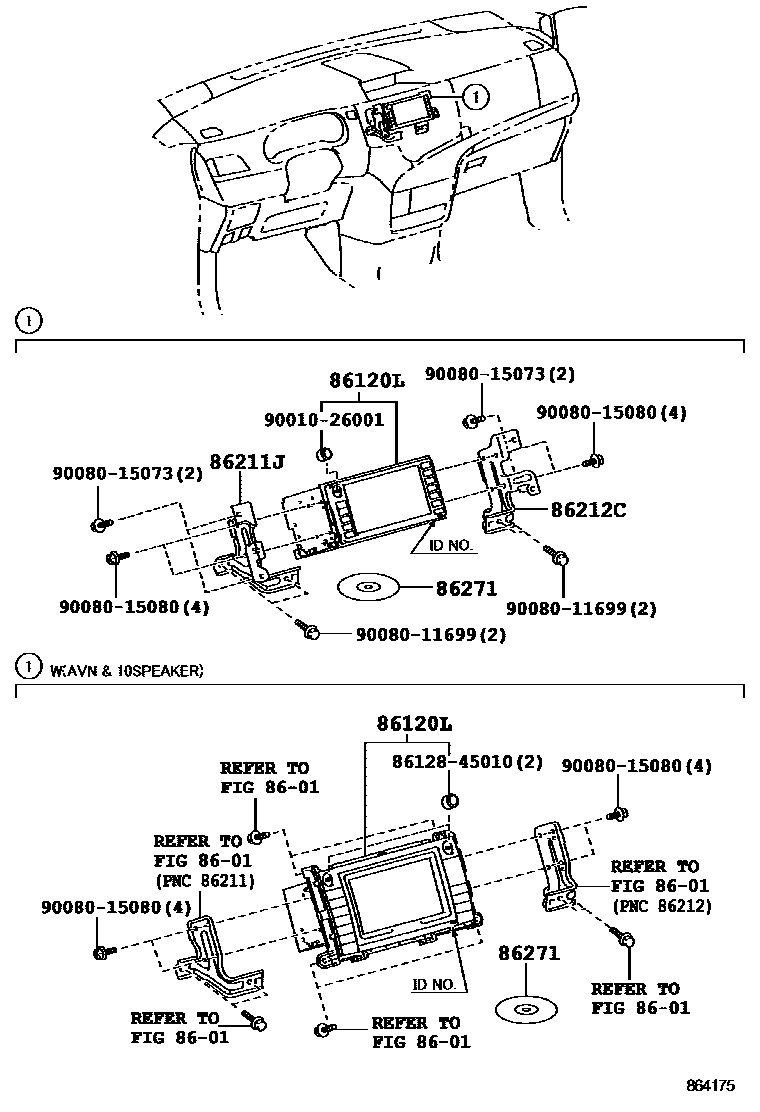 8603 — NAVIGATION & FRONT MONITOR DISPLAY