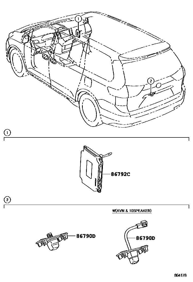 8606 — CAMERA & REAR MONITOR DISPLAY