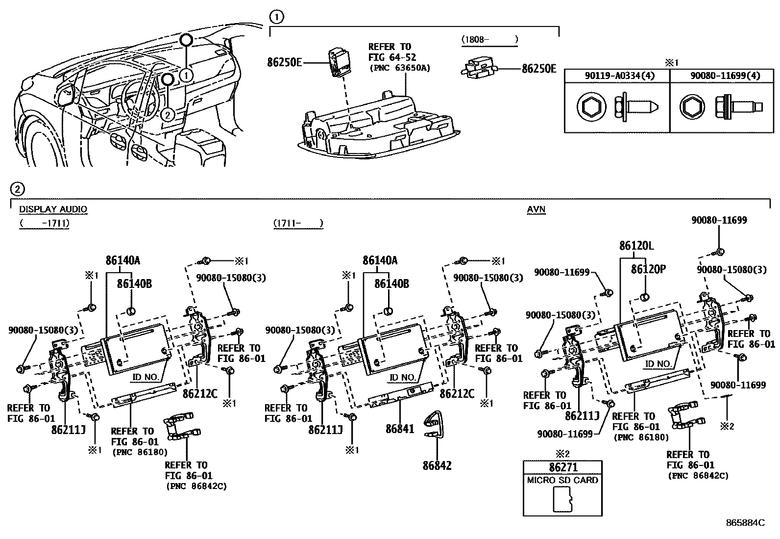 8603 — NAVIGATION & FRONT MONITOR DISPLAY