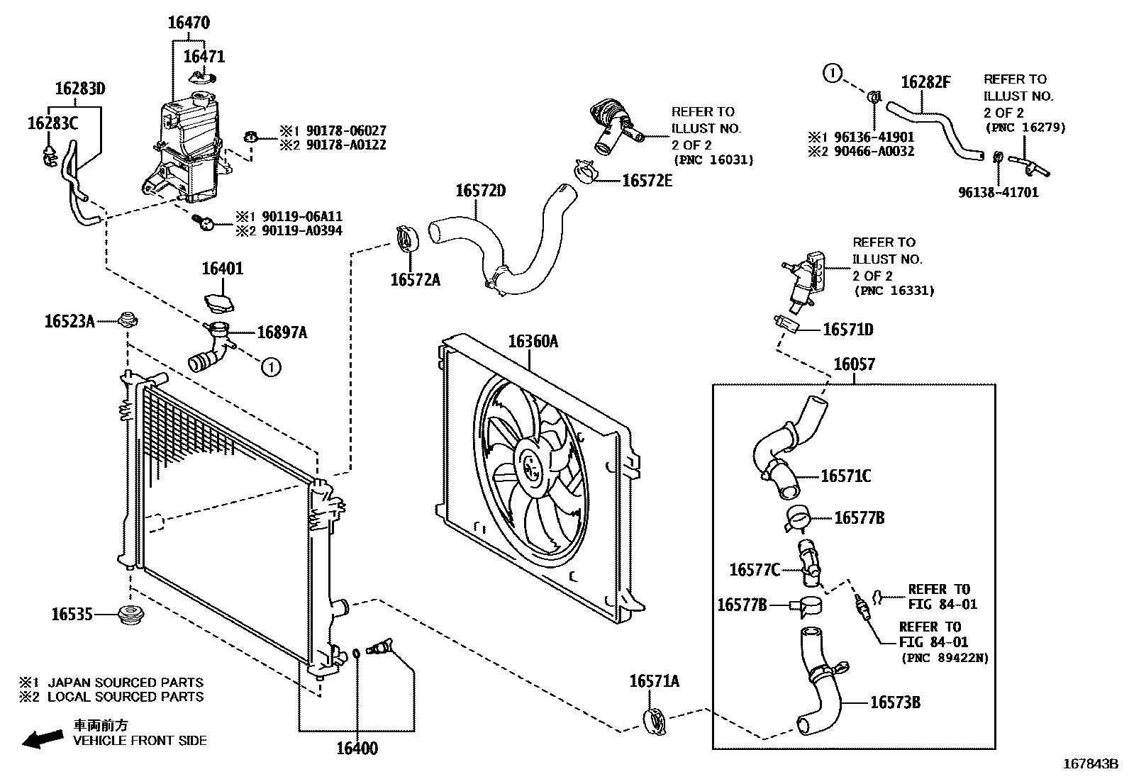 1603 — RADIATOR & WATER OUTLET